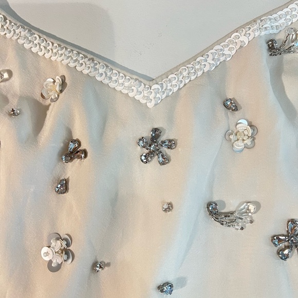 J. Crew Collection Sequins Embellished Beaded Silk Cami - Picture 11 of 11